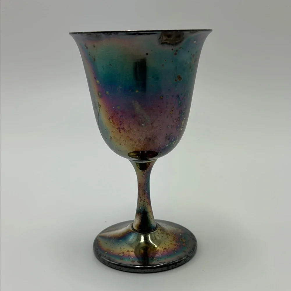Vintage Sheridan EPS Chalice Goblet Stem Footed 5.4inch Tall